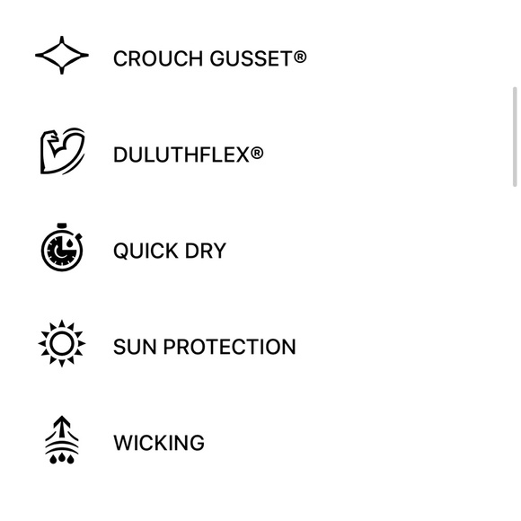 New Duluth flex dry on the fly cargos color gun metal - Picture 4 of 16